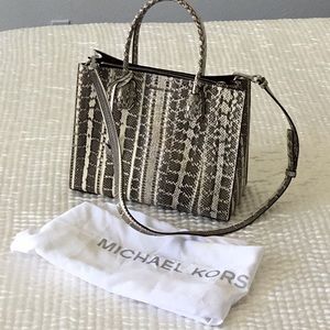 Michael Kors snakeskin bag